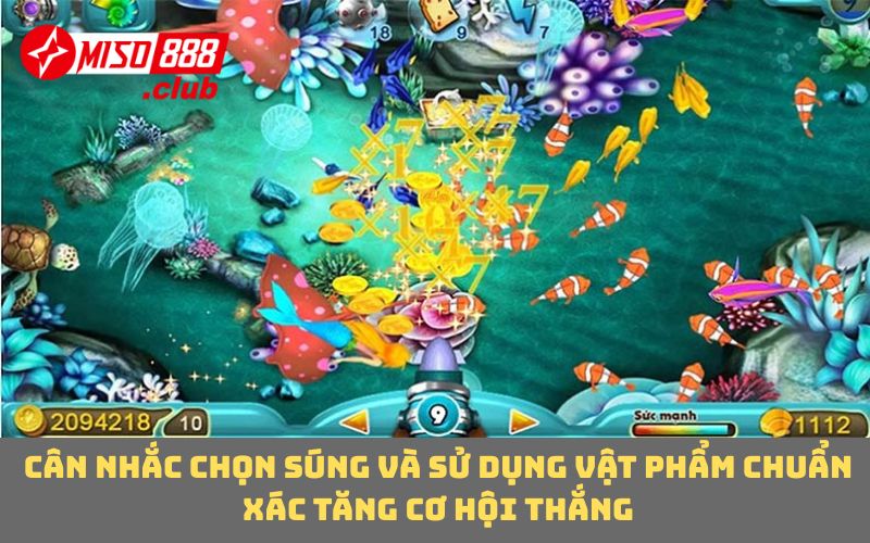 Cân nhắc chọn súng và sử dụng vật phẩm chuẩn xác tăng cơ hội thắng