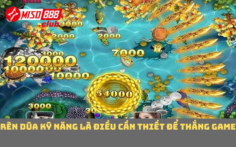 Rèn dũa kỹ năng là điều cần thiết để thắng game